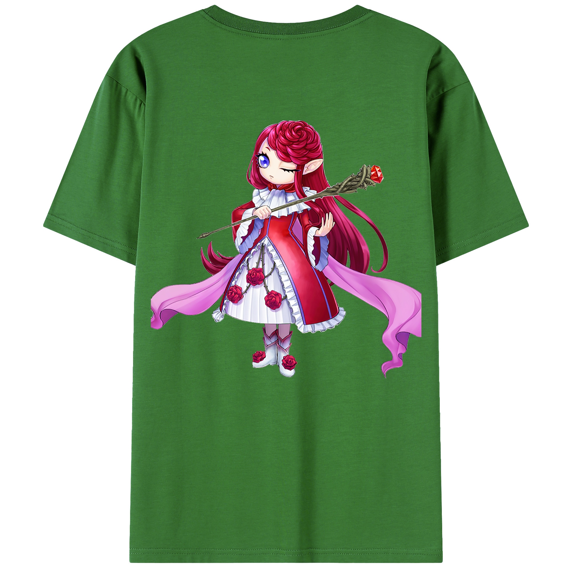 遊☆戯☆王 Yu-Gi-Oh! レディース半袖Tシャツ(バックプリント)